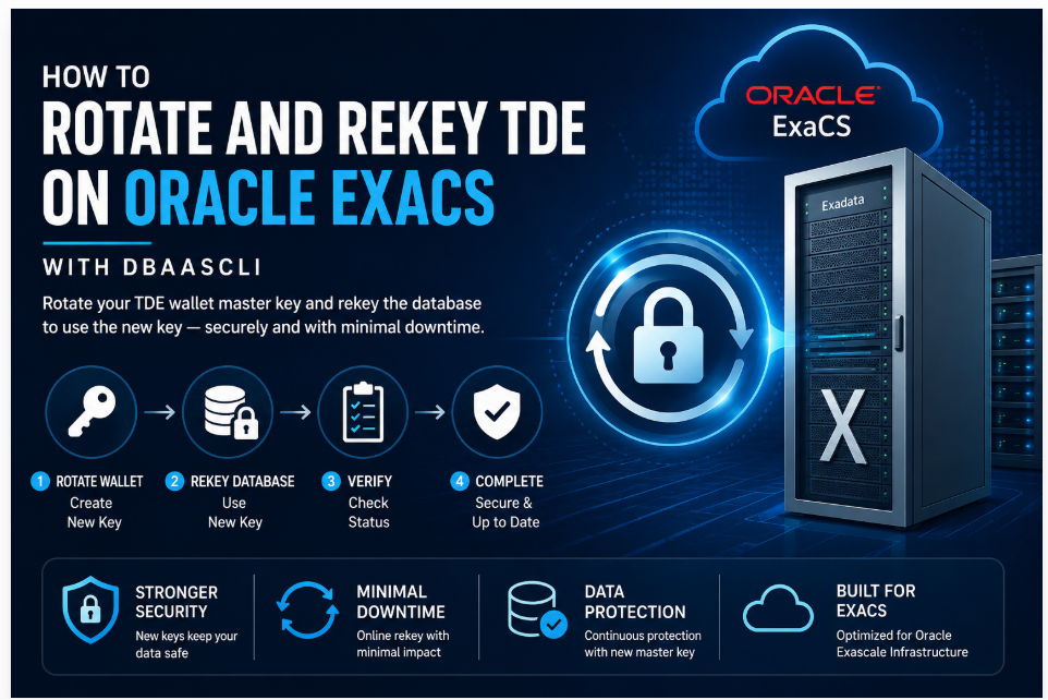 How to Rotate and Rekey TDE on Oracle ExaCS with dbaascli