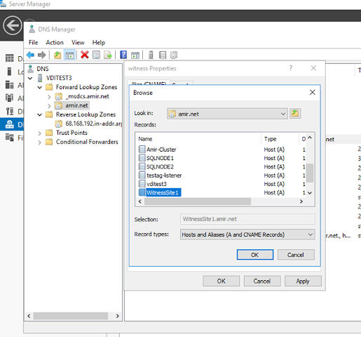 SQL Server Always On Across Two Data Centers with Dual Witnesses and DNS CNAME – Part 1