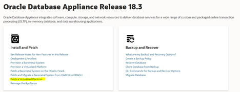ODA Release 18.3 ODA Release 18.3
