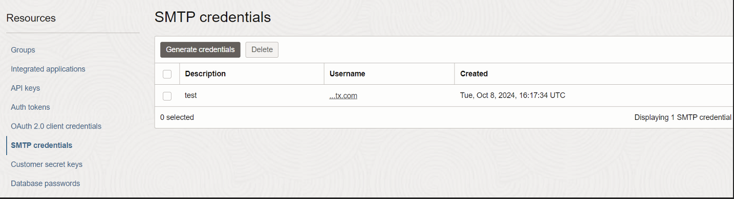 Send Email from OCI Email Delivery Service Through UTL_SMTP
