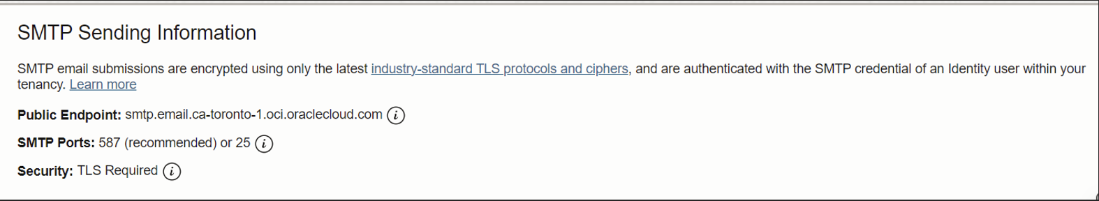 Send Email from OCI Email Delivery Service Through UTL_SMTP