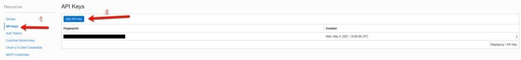 Oracle Cloud API Keys
