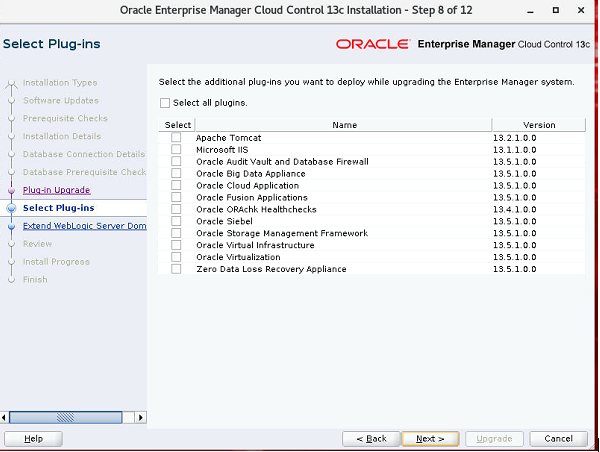 oem upgrade 16 Oracle Enterprise Manager Upgrade from 13.4 to 13.5