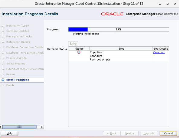 oem upgrade 19 Oracle Enterprise Manager Upgrade from 13.4 to 13.5