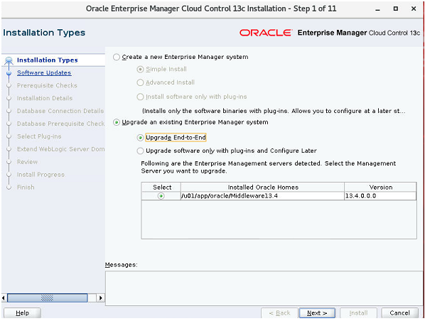 oem upgrade 9 Oracle Enterprise Manager Upgrade from 13.4 to 13.5