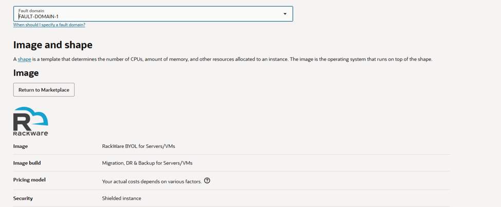 Migrating Workloads from Azure to OCI with RackWare