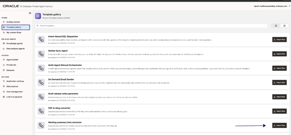 OCI AI Private Agent Factory: Installation, Setup, and Template Testing Guide