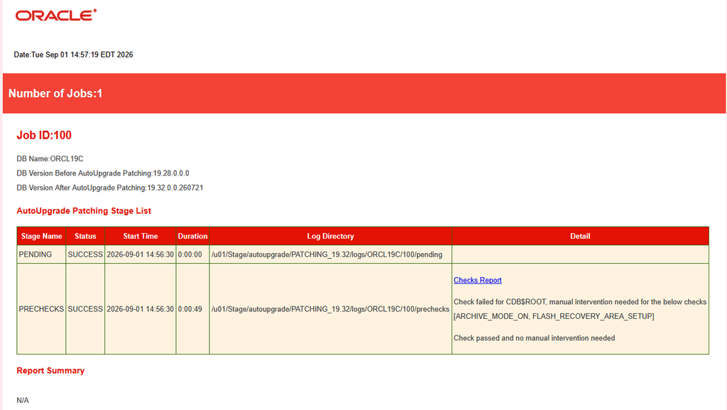 Oracle AutoUpgrade for Patching: Staying Ahead of CSPU and CPU Cycles