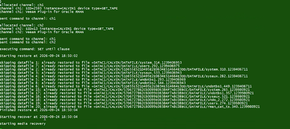 RMAN Point-in-Time Restore with Veeam Plug-in for Oracle RMAN on ExaCC