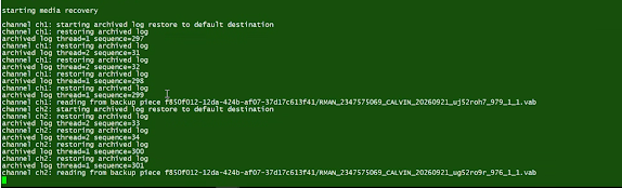 RMAN Point-in-Time Restore with Veeam Plug-in for Oracle RMAN on ExaCC
