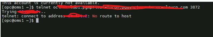 Troubleshooting OEM & Agent “No Route to Host” Errors on OCI