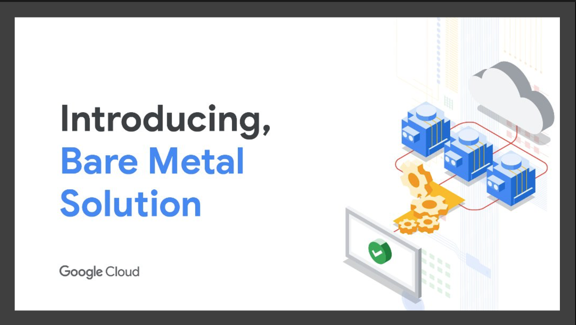 Google Bare Metal for Oracle
