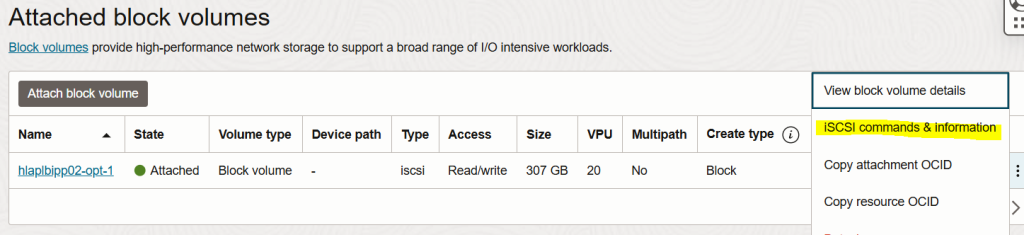 Attach Block Volume to an Existing LVM on OCI Compute Instance – Eclipsys